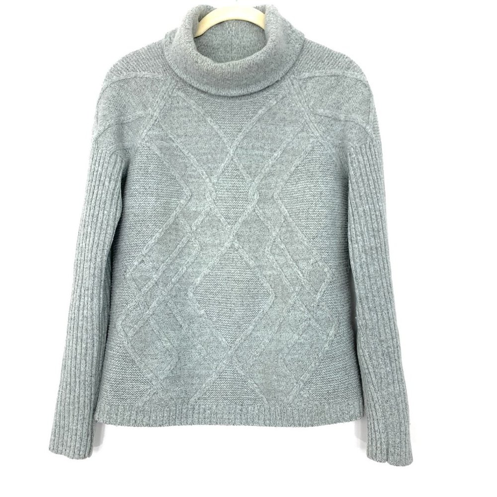 Armani Exchange Grey Turtleneck Sweater
